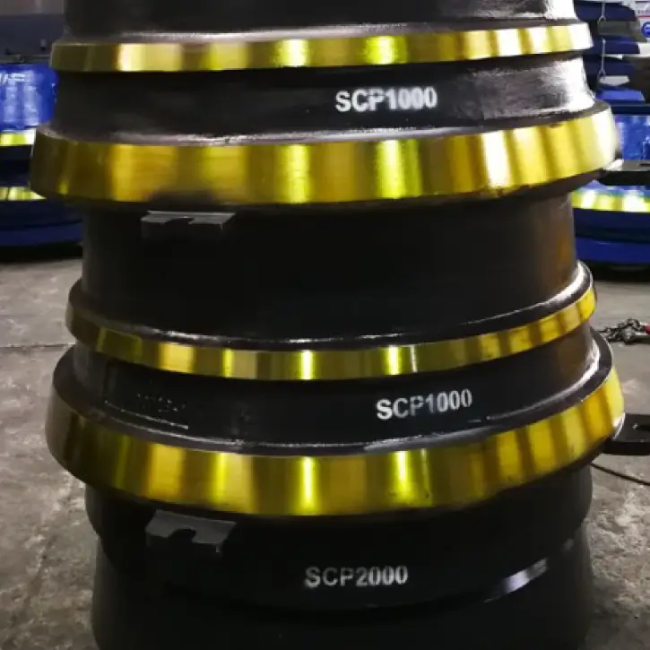 Mantlar för krossar